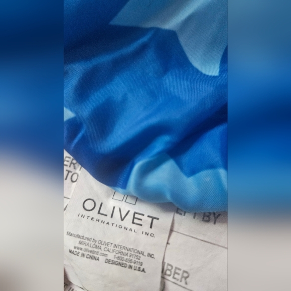 Green and Blue Frog Pattern Blanket - Picture 5 of 5